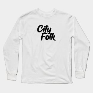 City Folk Logo Long Sleeve T-Shirt